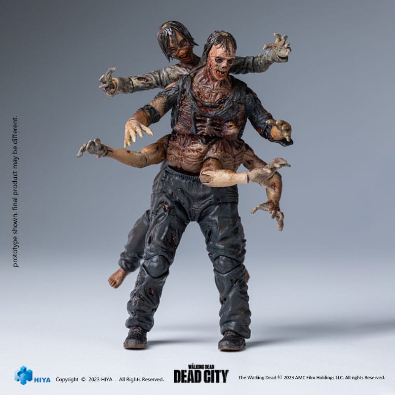 The Walking Dead Exquisite Mini-Actionfigur 1/18 Dead City Walker King 11 cm
