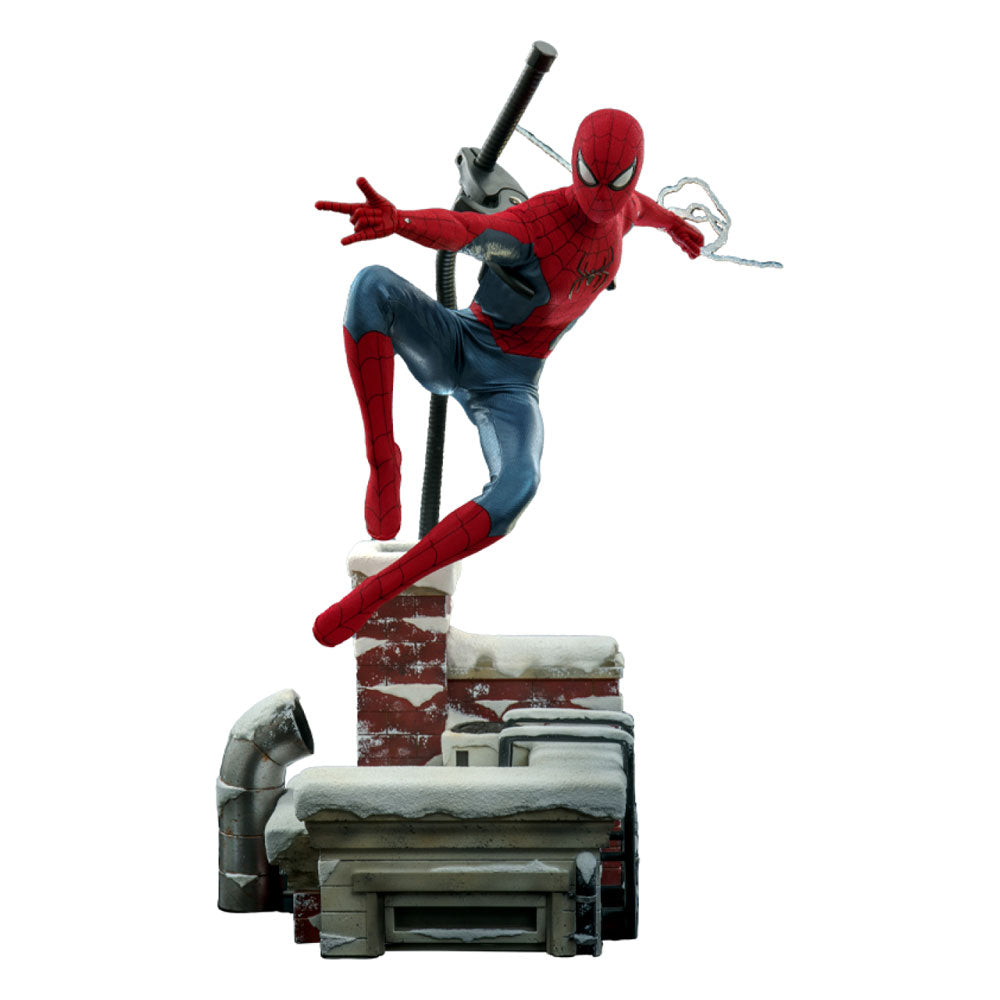 Spider-Man: No Way Home Movie Masterpiece Actionfigur 1/6 Spider-Man (Neuer roter und blauer Anzug) (Deluxe-Version) 28 cm