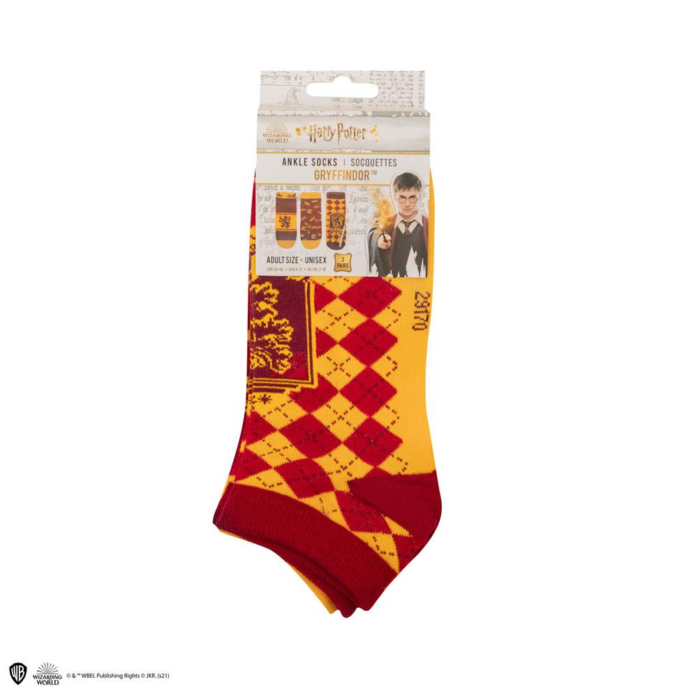 Harry Potter Söckchen 3er-Pack Gryffindor