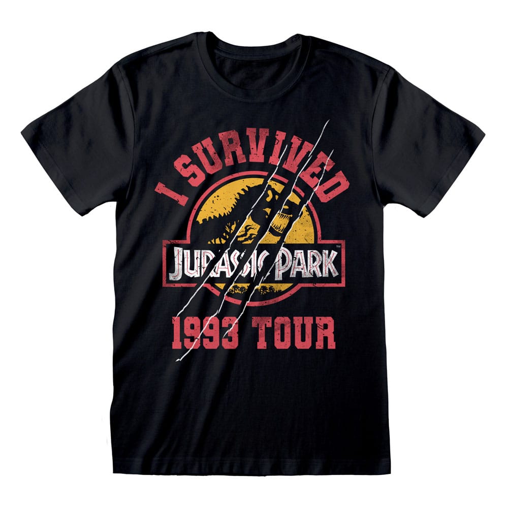 Jurassic Park T-Shirt I Survived 1993 Größe M