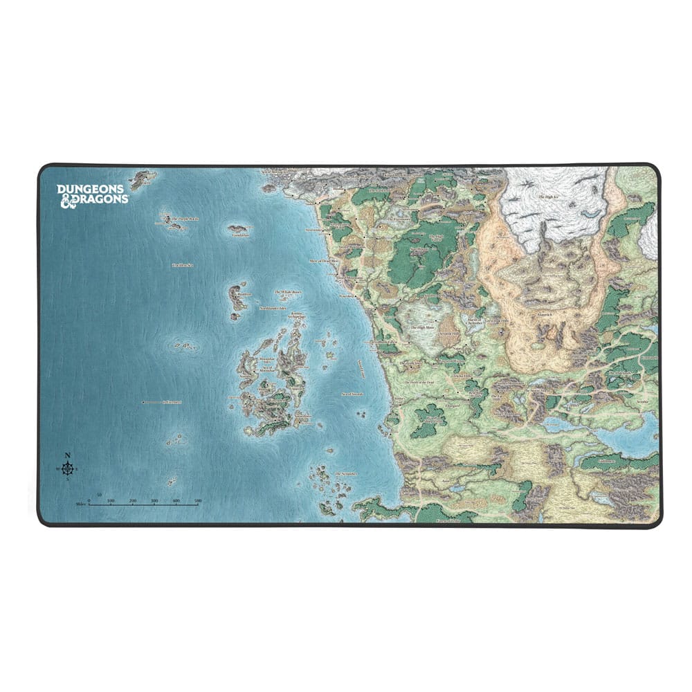 Dungeons & Dragons XL Mousepad Faerun Karte