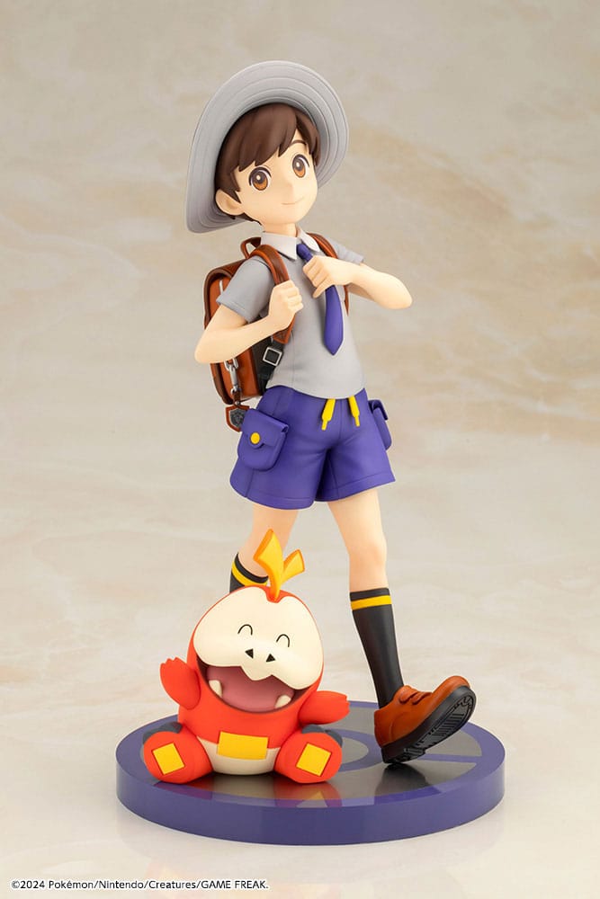 Pokémon ARTFXJ Statue 1/8 Florian mit Fuecoco 20 cm