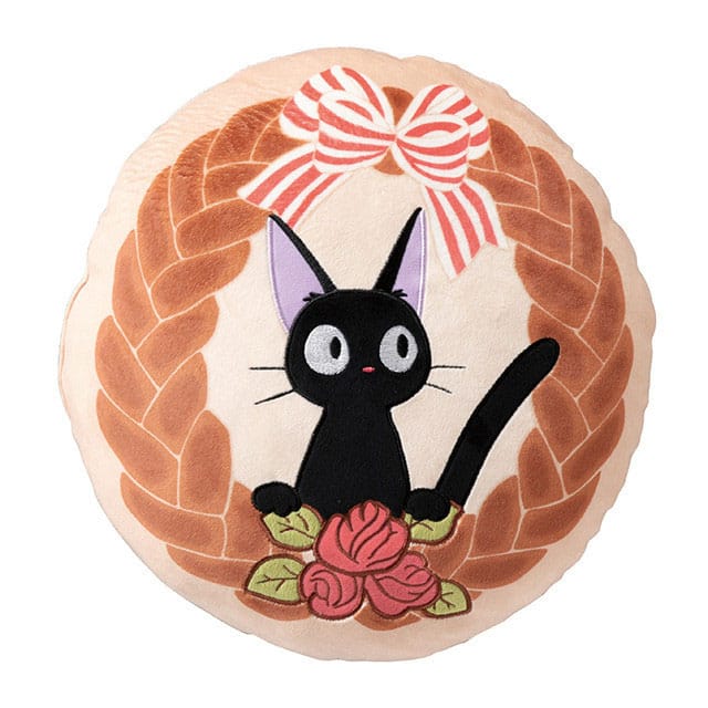 Kiki's Delivery Service Kissen Jiji Brotkranz 35 x 35 cm