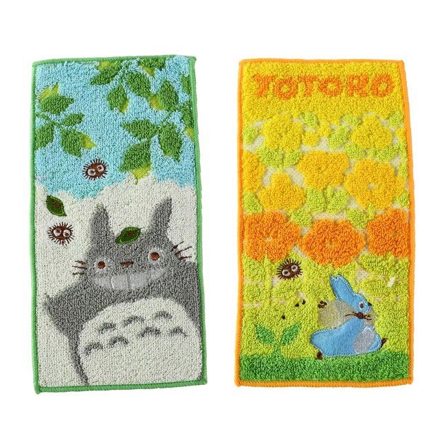 Mein Nachbar Totoro Mini-Handtuch-Set, großer und mittlerer Totoro, 20 x 10 cm