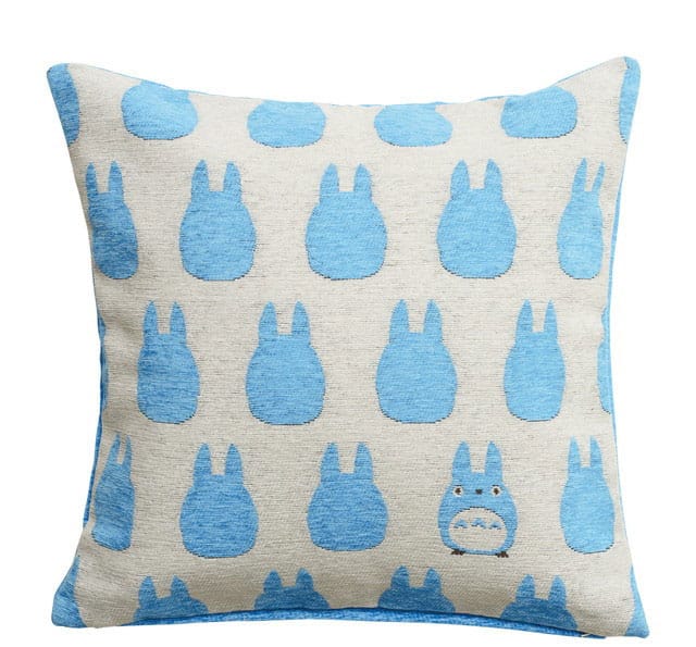 Mein Nachbar Totoro Kissen Totoro Silhouette Blau 45 x 45 cm