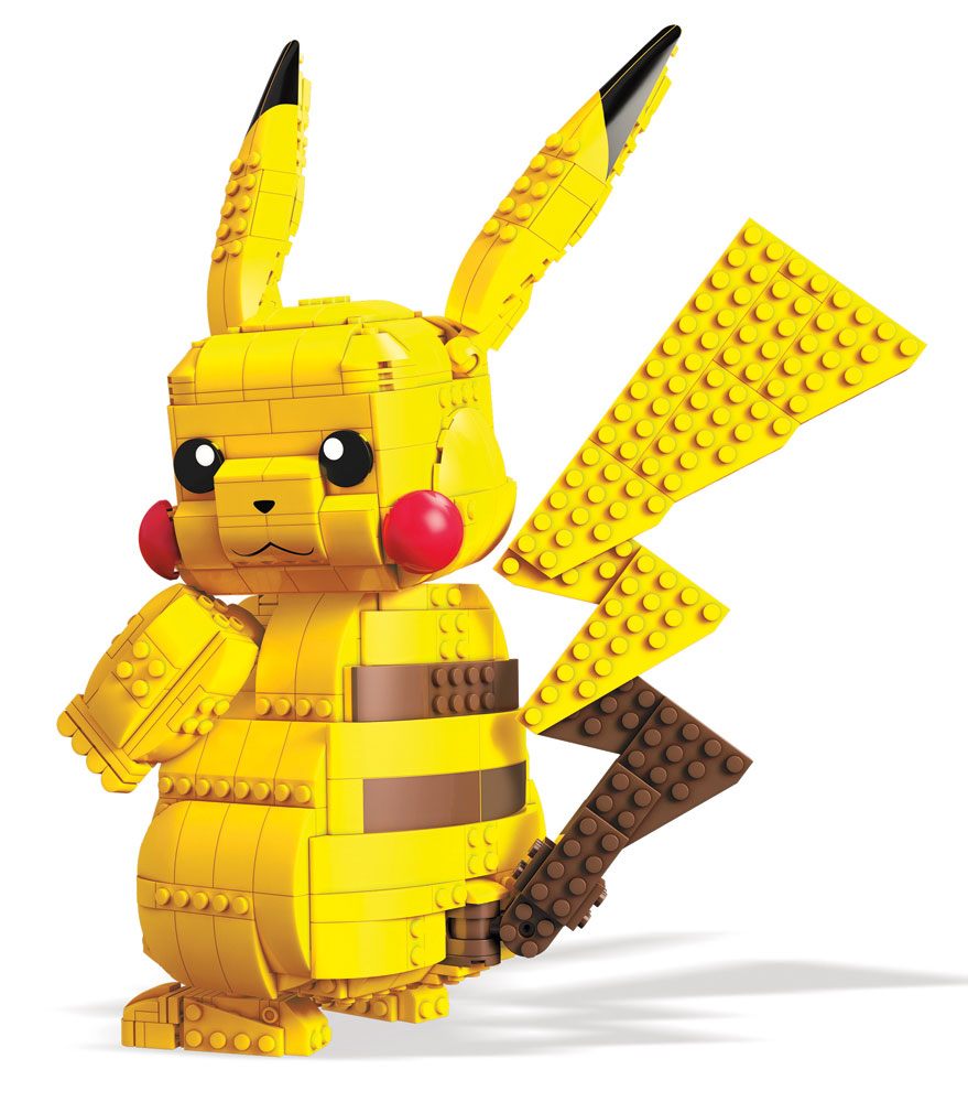 Pokémon Mega Construx Wonder Builders Bauset Jumbo Pikachu 33 cm