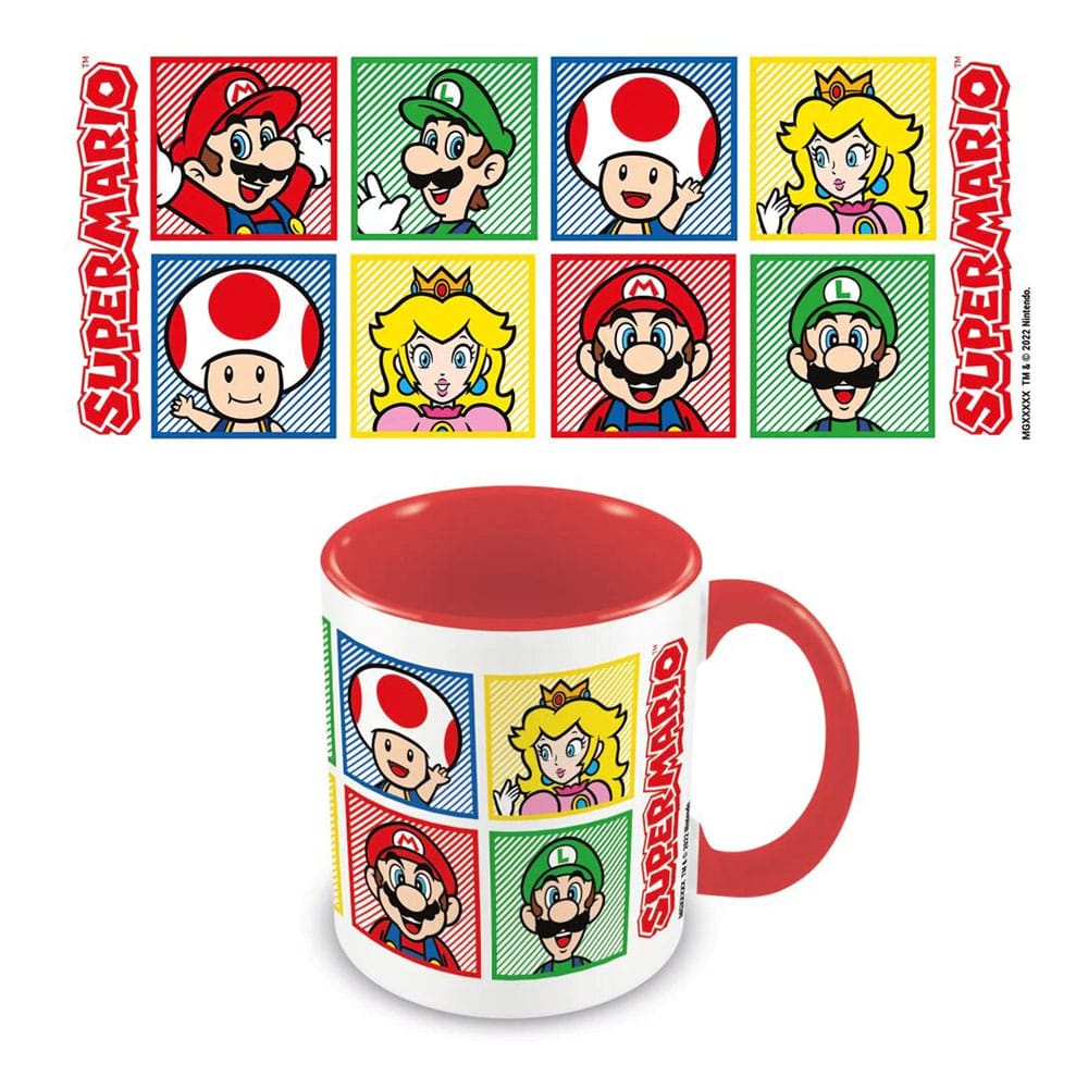 Super Mario Mug-Charaktere