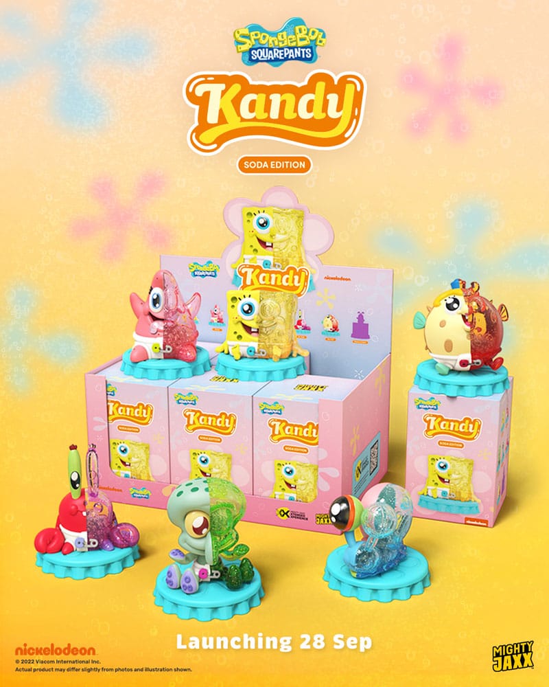 Spongebob Schwammkopf Blindbox Kandy x Jason Freeny Collection Spongebob (Soda Edition) Display (6)