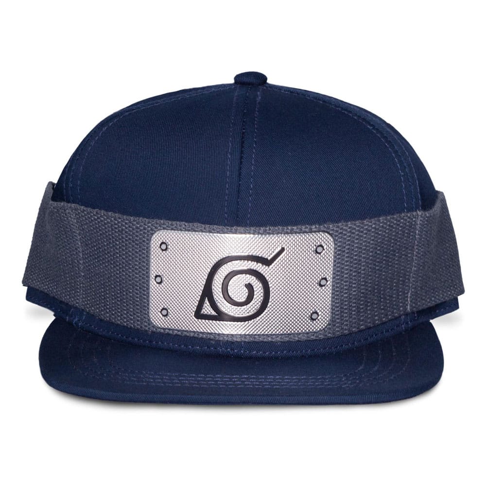 Naruto Shippuden Snapback Cap Logo Blau
