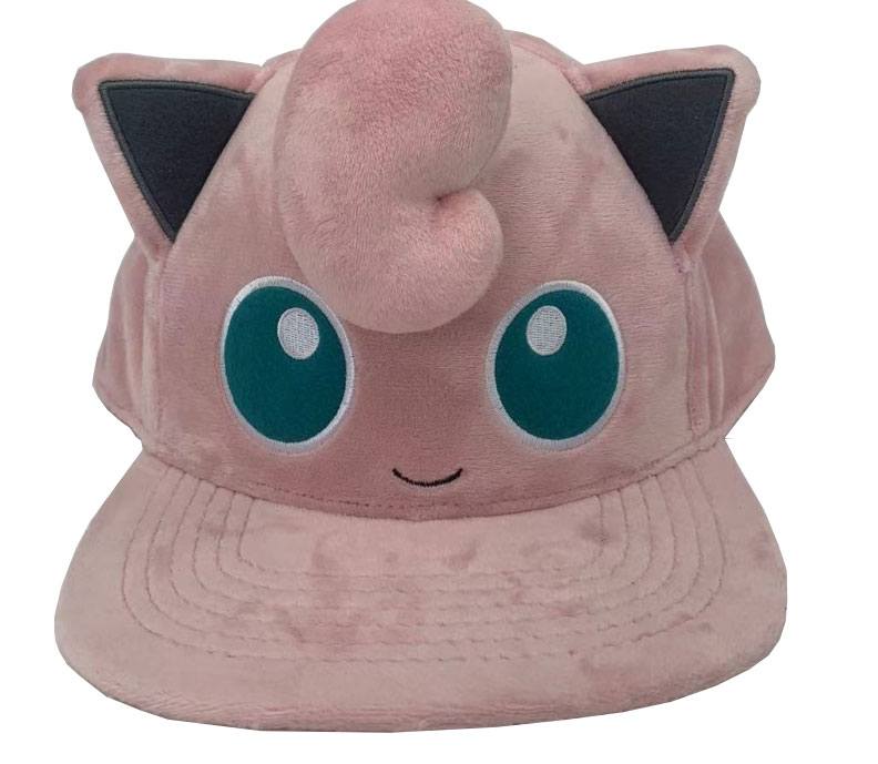 Pokémon-Plüsch-Snapback-Kappe Jigglypuff