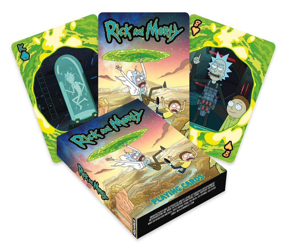 Rick und Morty Spielkartenszenen