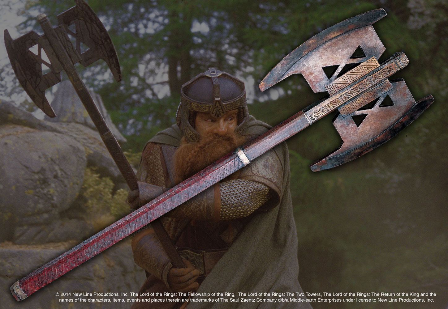 Herr der Ringe Replik 1:1 Die Gimli-Axt