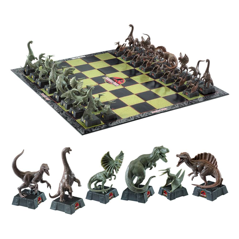 Jurassic Park Schachspiel Dinosaurier