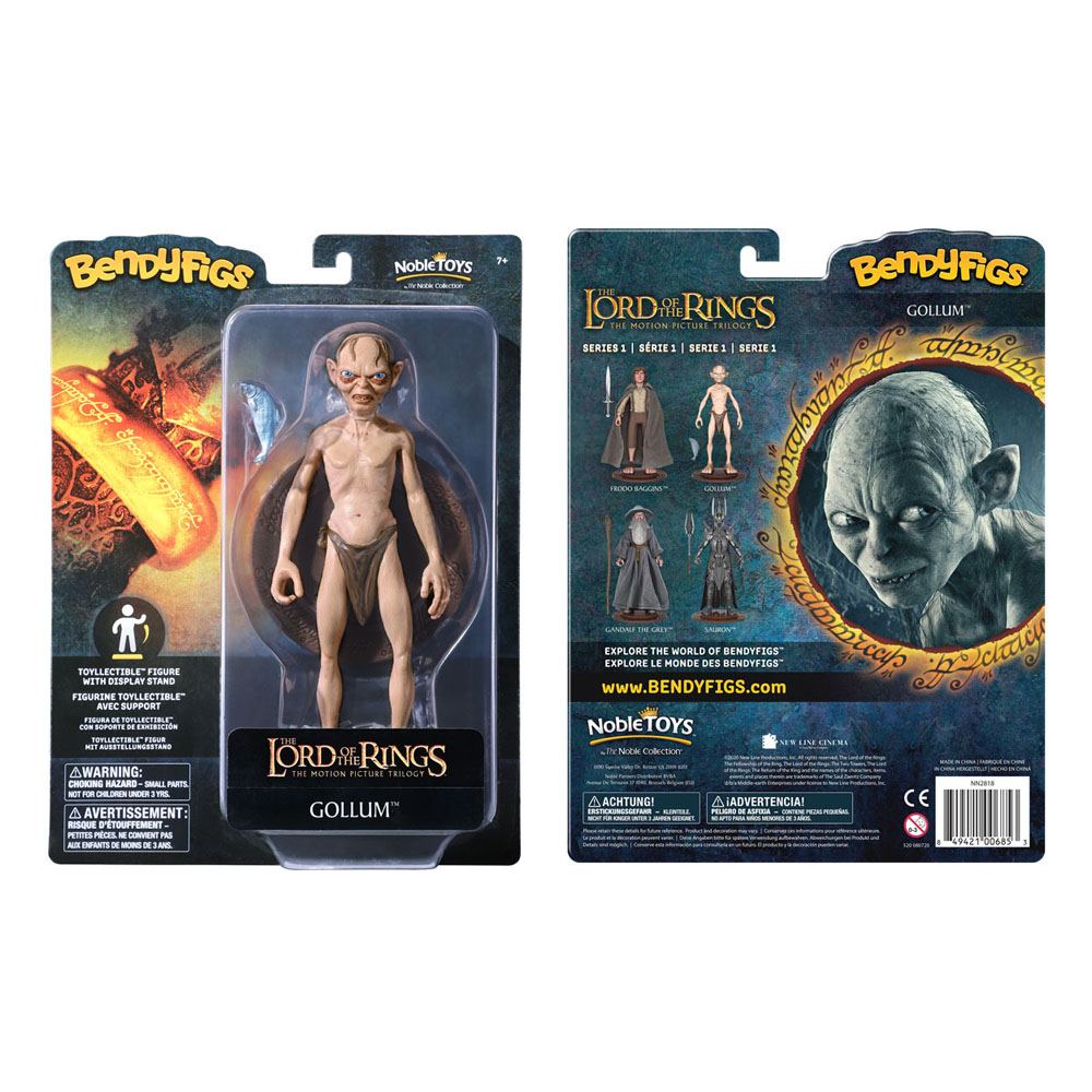 Herr der Ringe Bendyfigs Biegbare Figur Gollum 19 cm
