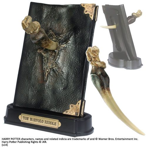 Harry Potter Replik 1:1 Basilisk Fang und Tom Riddle Tagebuch