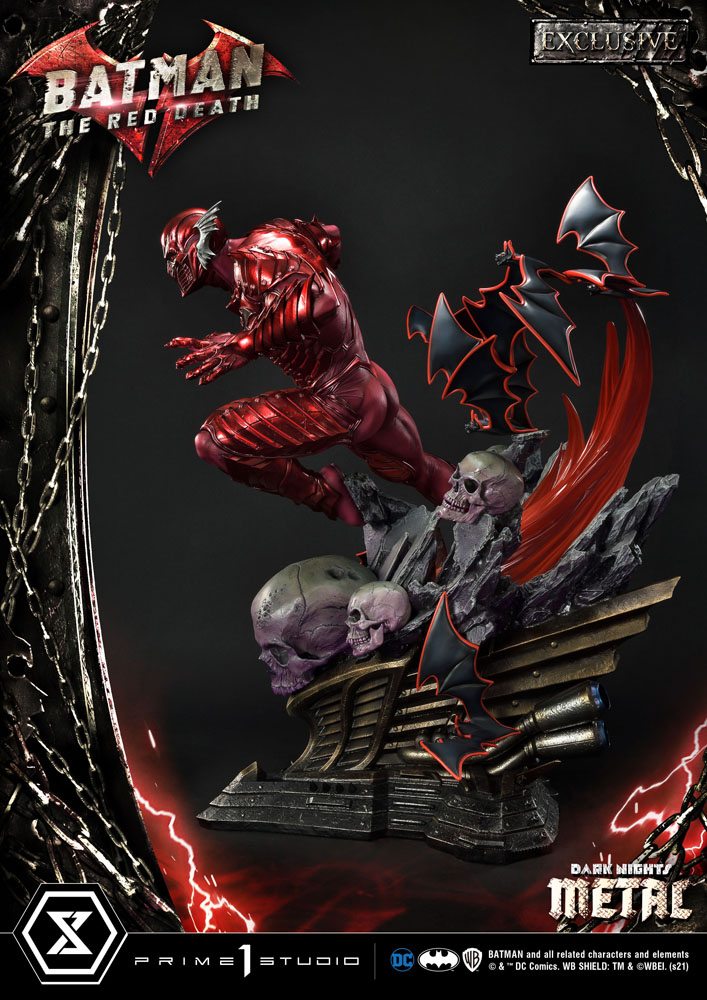 Dark Nights: Metallstatuen 1/3 The Red Death & The Red Death Exclusive 75 cm Sortiment (3)