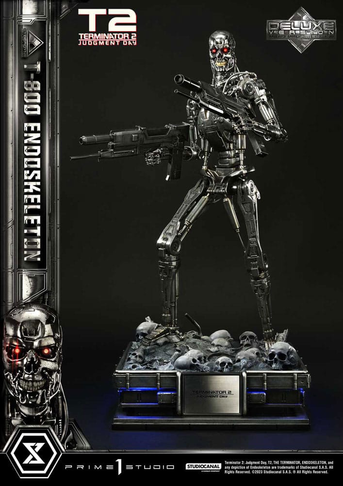 Terminator 2 Museum Masterline Series Statue 1/3 Judgement Day T800 Endoskelett Deluxe Version 74 cm
