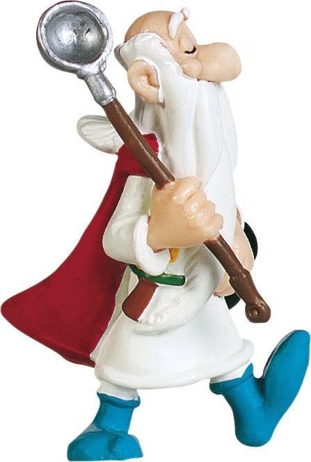Asterix Figur Getafix mit Topf 8 cm