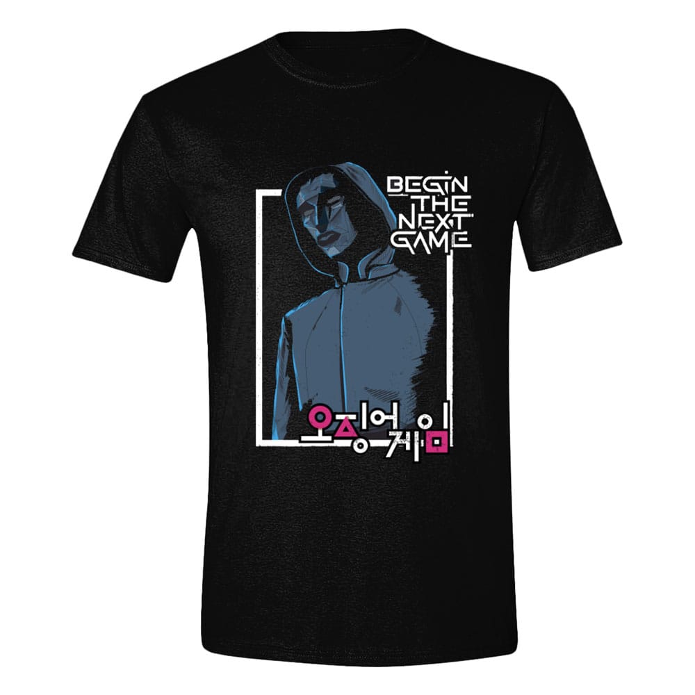 Tintenfisch-Spiel-T-Shirt „Begin The Next Game“, Größe XXL