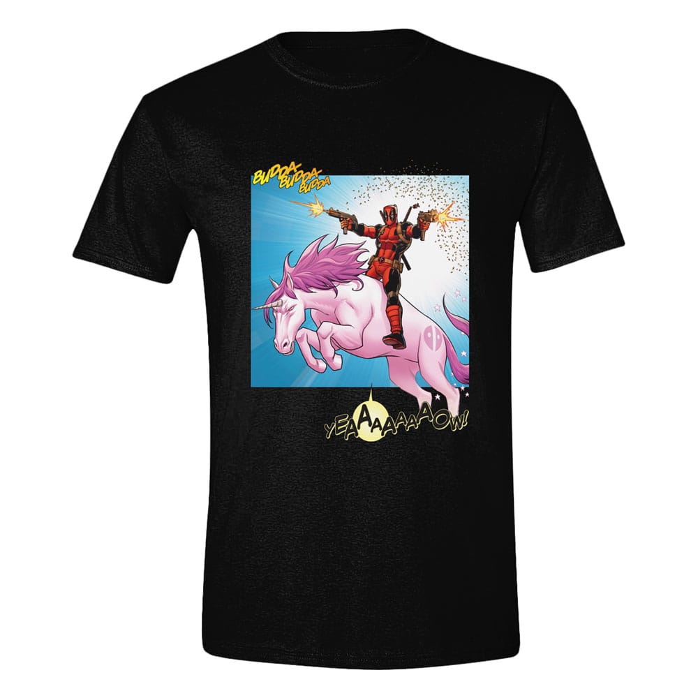 Deadpool T-Shirt Einhorn Battle Größe XL