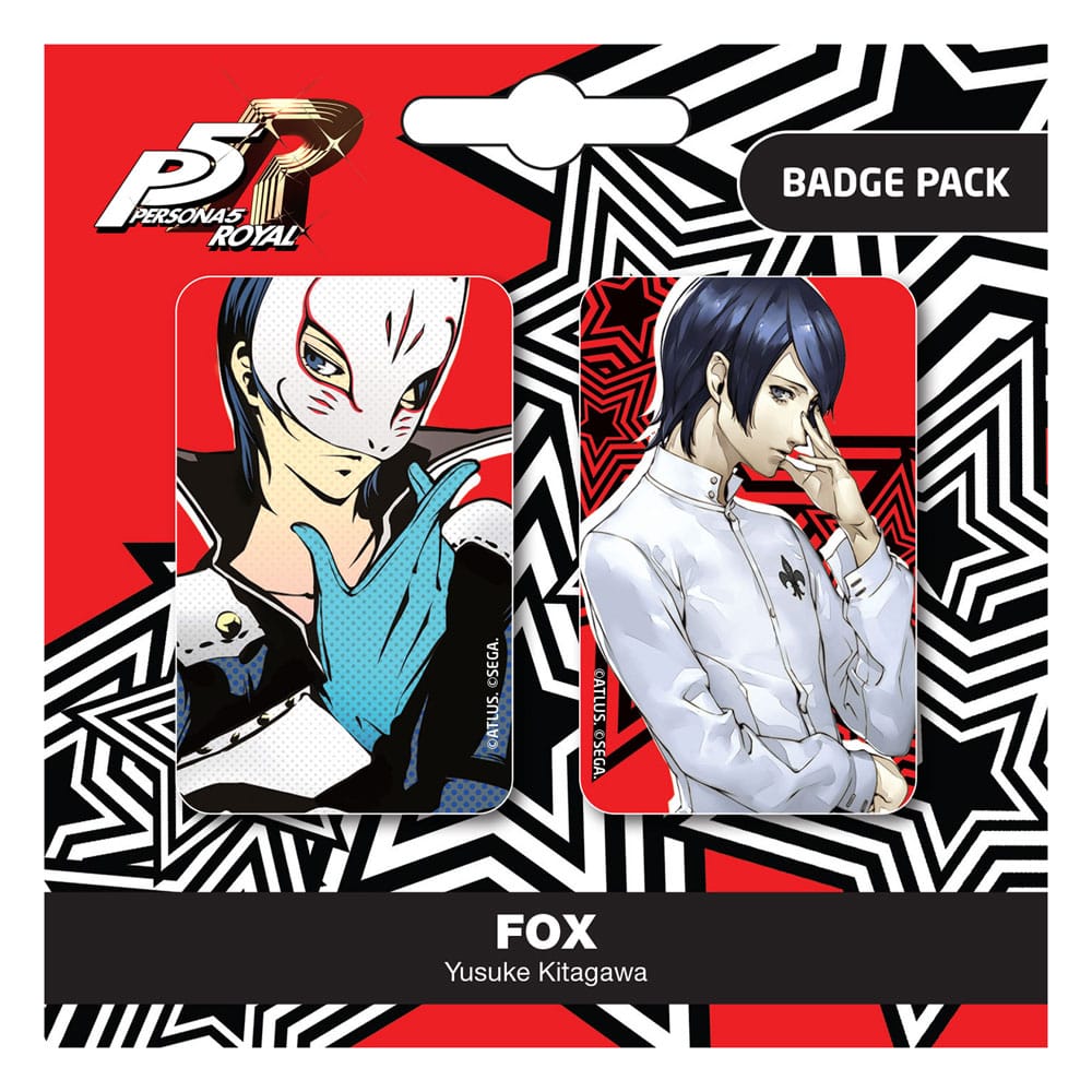 Persona 5 Royal Pin Badges 2er-Pack Set C