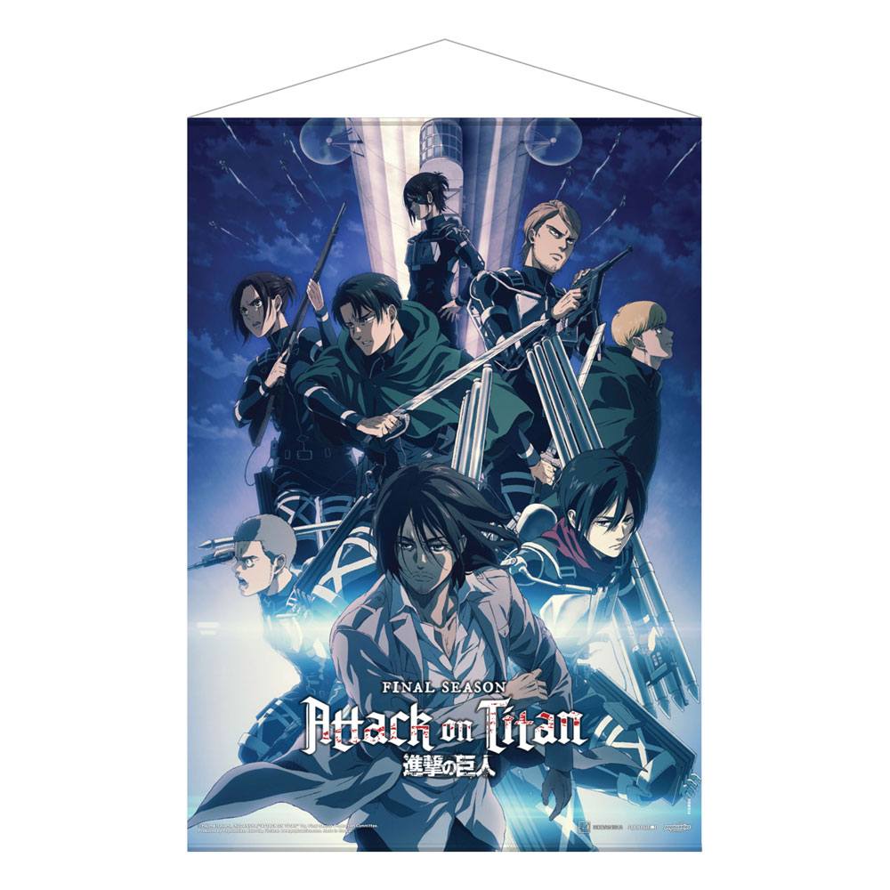 Attack on Titan: The Final Season Wallscroll Teil 1 Key Visual 2 50 x 70 cm