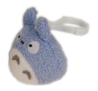 Mein Nachbar Totoro Plüsch Rucksack Clip Totoro blau 6 cm