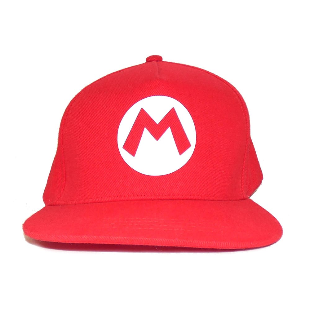 Super Mario Snapback Cap Mario Abzeichen
