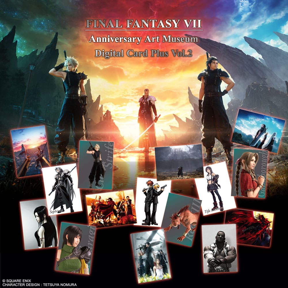 Final Fantasy VII TCG Anniversary Art Museum Digital Card Plus Vol. 2 Booster-Display (20) *Englische Version*
