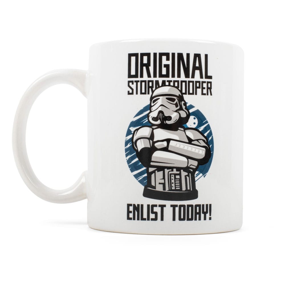 Original Stormtrooper-Tasse „Enlist Today“, weiß