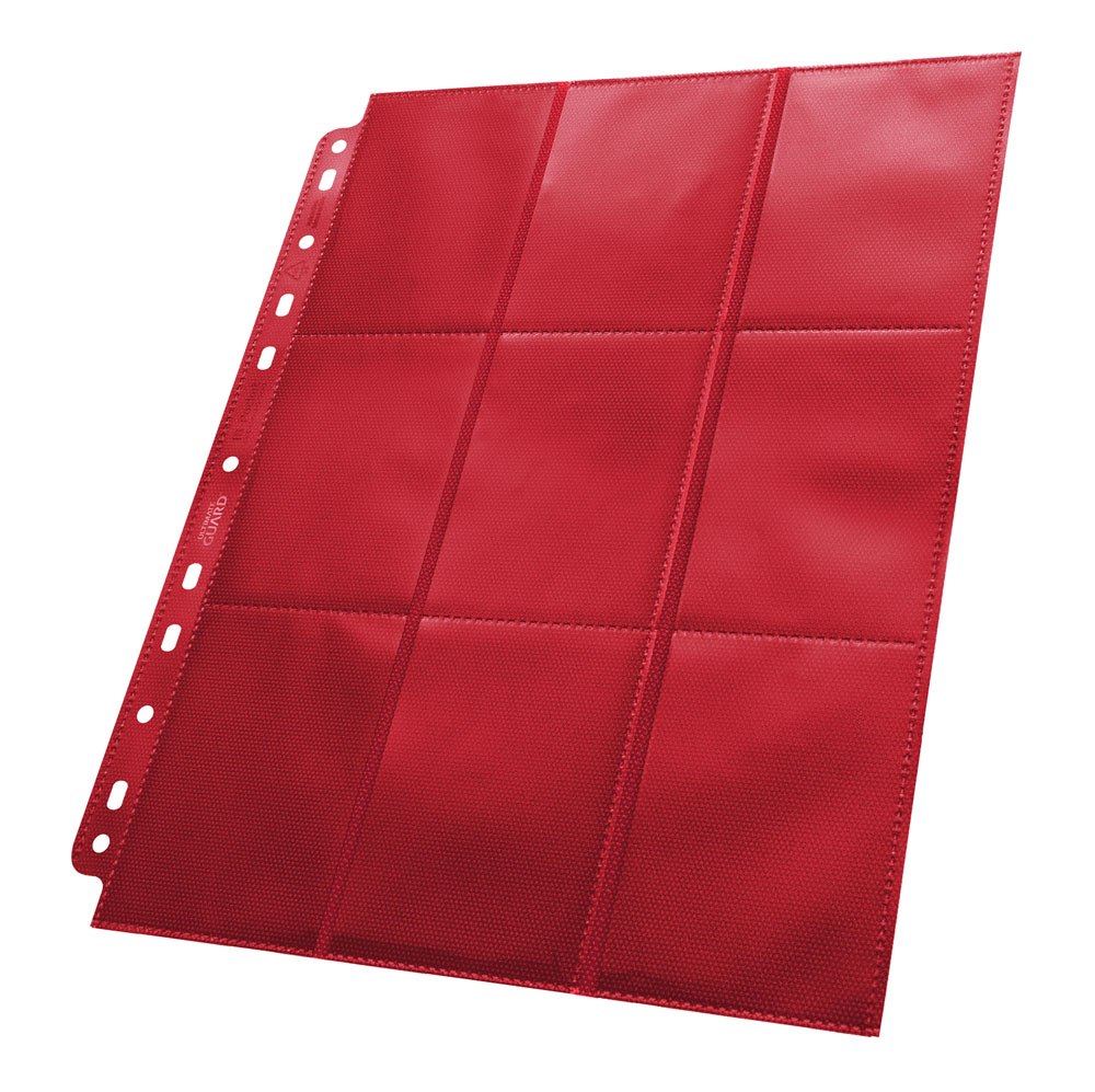 Ultimate Guard 18-Pocket-Seiten, seitlich einladbar, Rot (50)