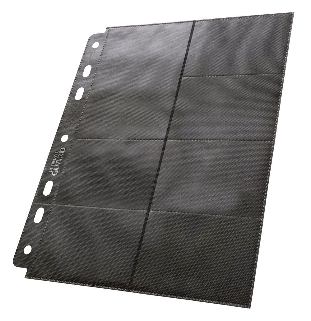 Ultimate Guard 14-Pocket Compact Pages Standardgröße & Mini American Black (10)