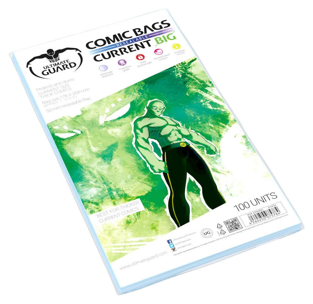 Ultimate Guard Comic-Taschen BIG wiederverschließbar, aktuelle Größe (100)