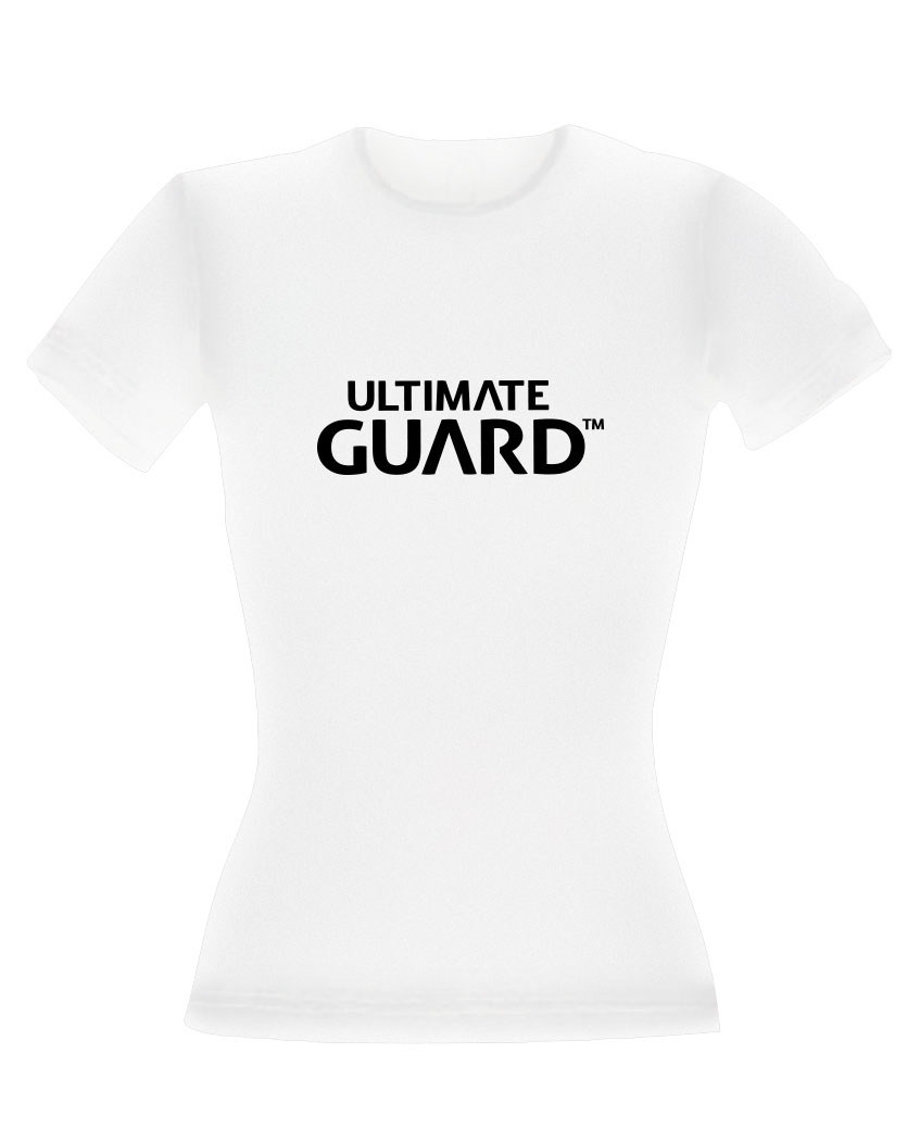 Ultimate Guard Damen T-Shirt Wordmark Weiß Größe XXL