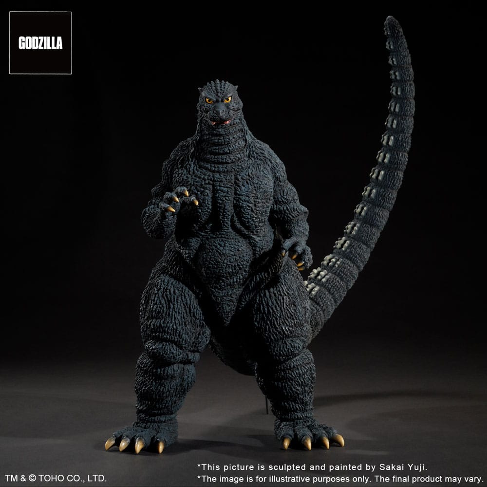 Godzilla 1993 TOHO Yuji Sakai Modeling Collection PVC-Statue Godzilla Gallant Figur in den Suzuka-Bergen 35 cm