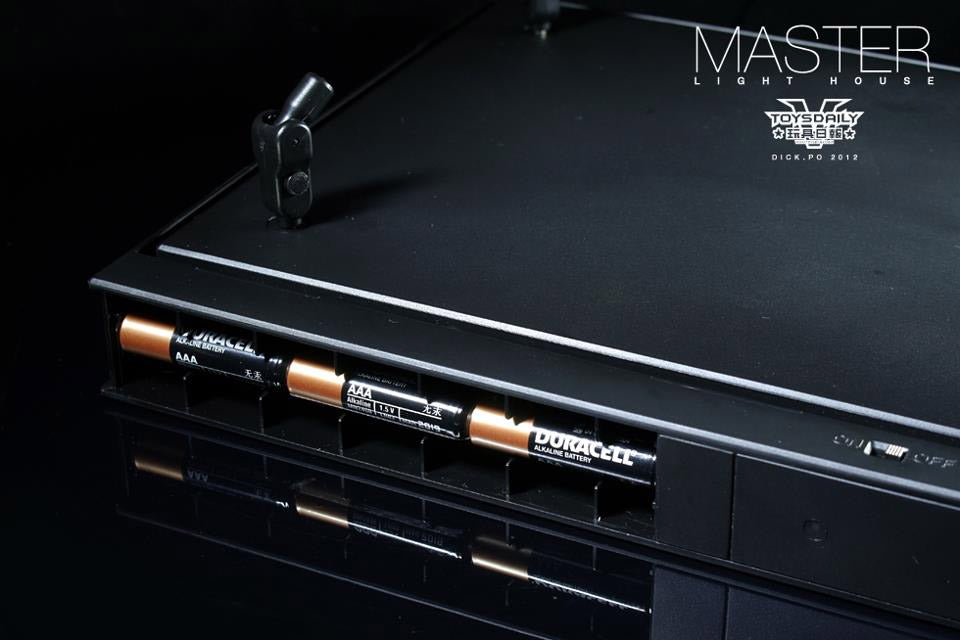 Master Light House Acryl-Vitrine mit Beleuchtung für 1/6 Actionfiguren (schwarz)