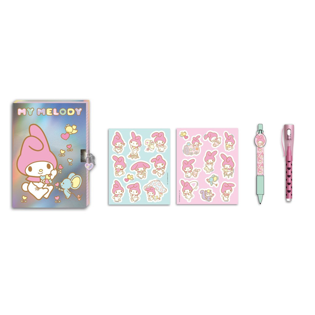 MY MELODY - Gift Box Diary with lock + accessories