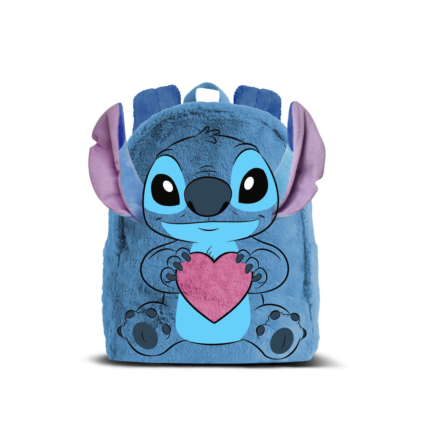 STITCH - Love - Mini Fur BackPack '25x21x12cm'