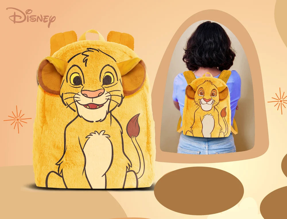 SIMBA - Mini Fur BackPack '25x21x12cm'