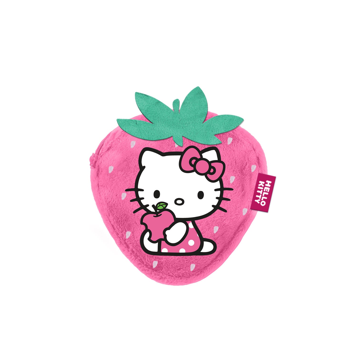 HELLO KITTY - Strawberry - Fur Coin Purse '12x11x2cm'