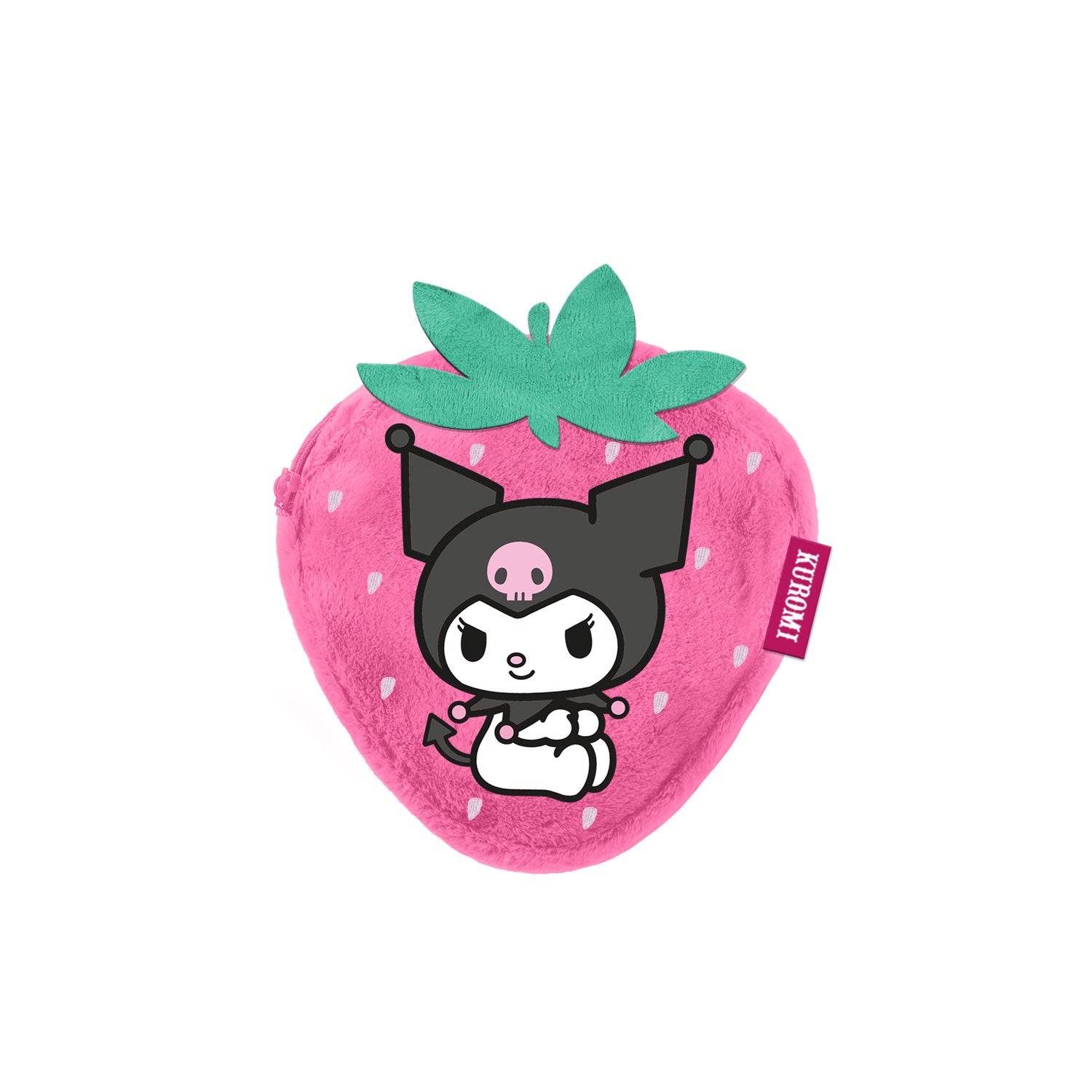 KUROMI - Strawberry - Fur Coin Purse '12x11x2cm'