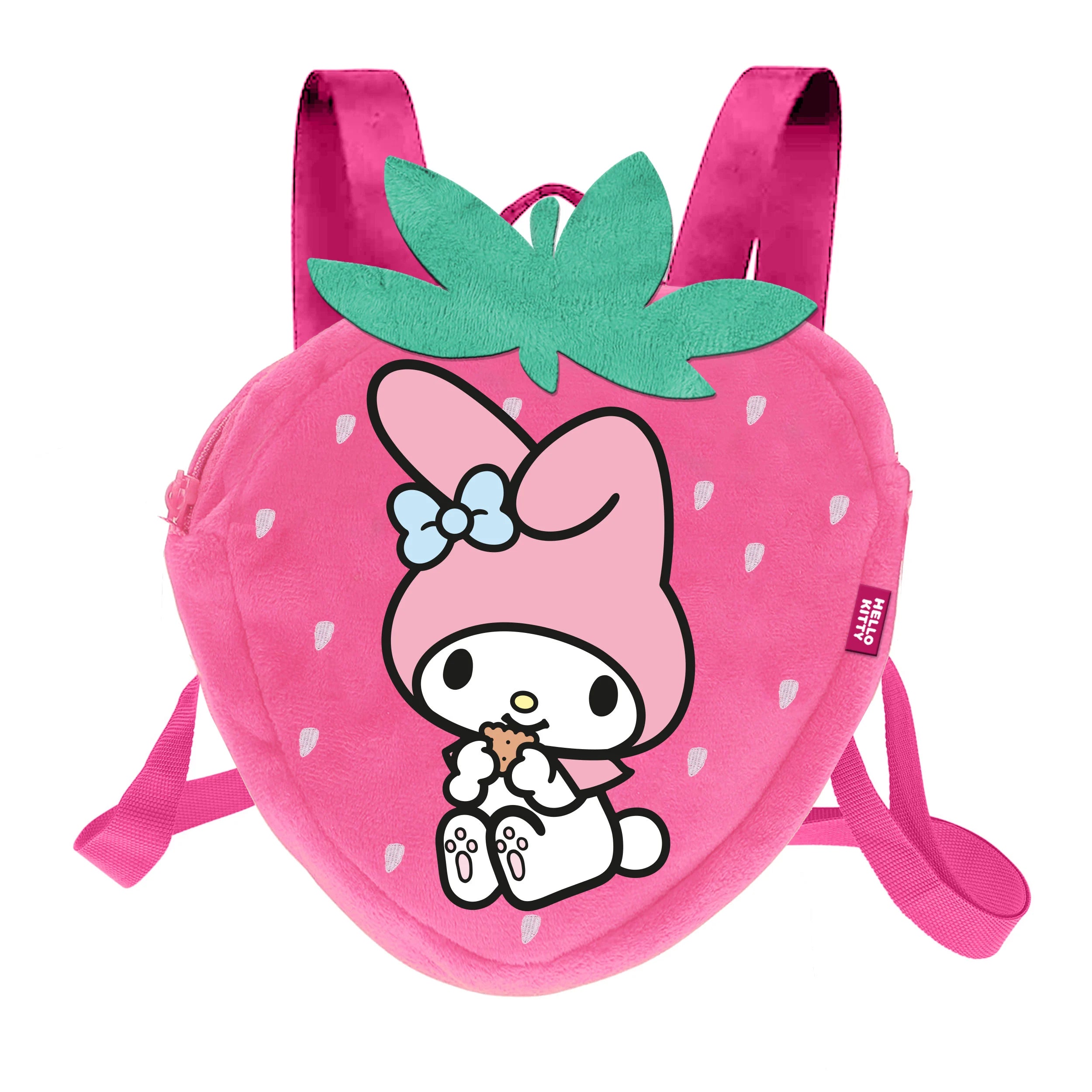 MY MELODY - Strawberry - Mini Fur Backpack '25x22x12cm'