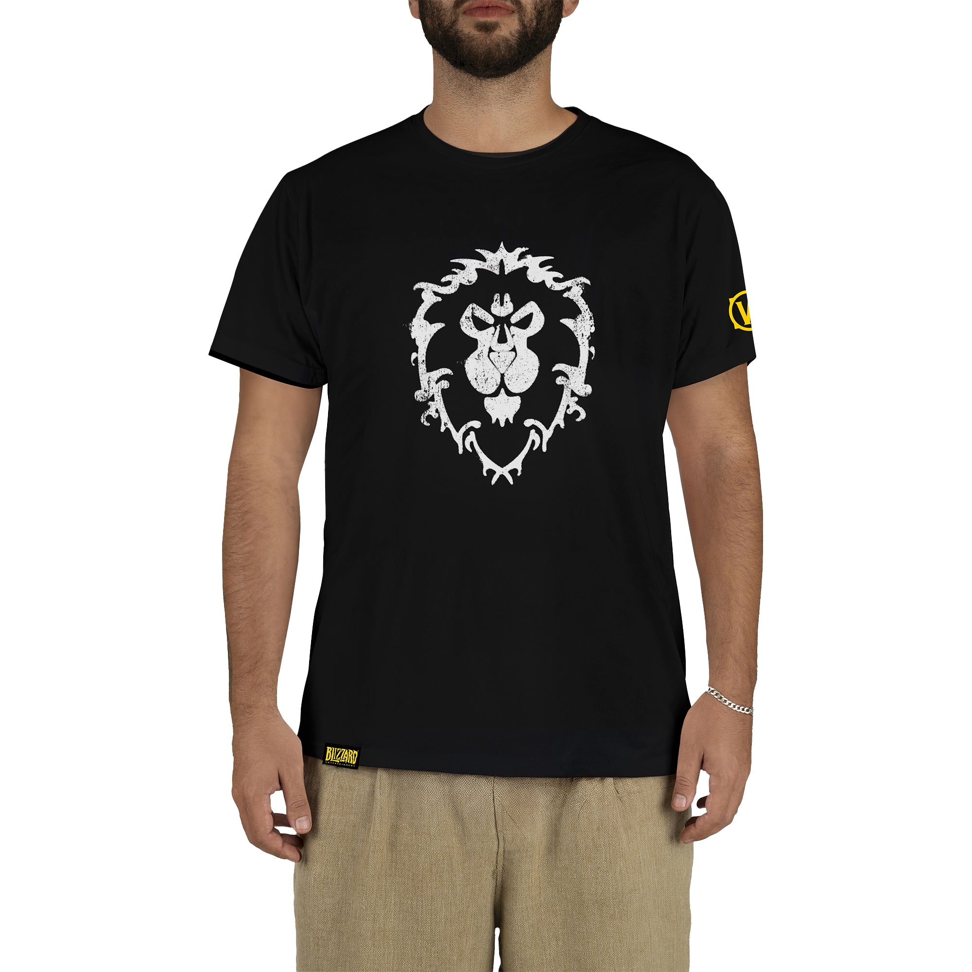 World of Warcraft Alliance Classic t-shirt, color: black, size: XL