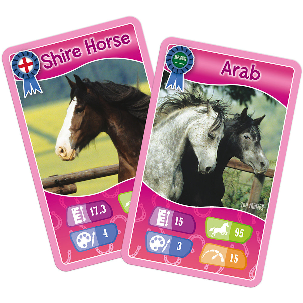 Winning Moves Top Trumps - Horses & Unicorn Cards Standard Tuck Box Multillingual