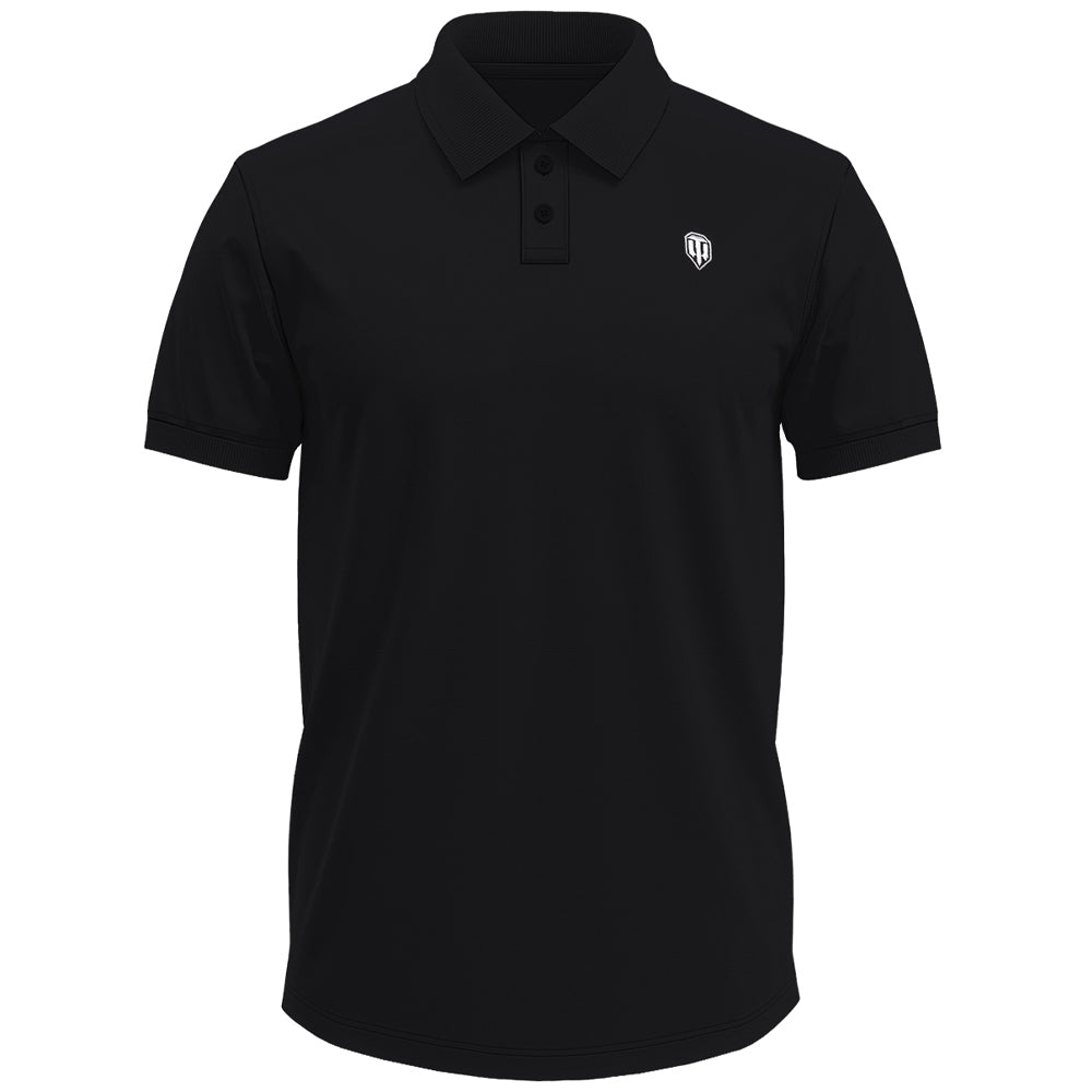 World of Tanks Polo with embroidery black, 2XL
