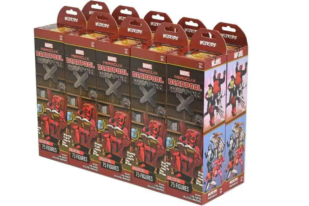 MARVEL HEROCLIX - DEADPOOL WEAPON X - BOOSTER BRICK