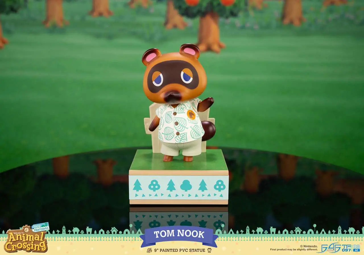 ANIMAL CROSSING NEW HORIZONS TOM NOOK PVC STATUE