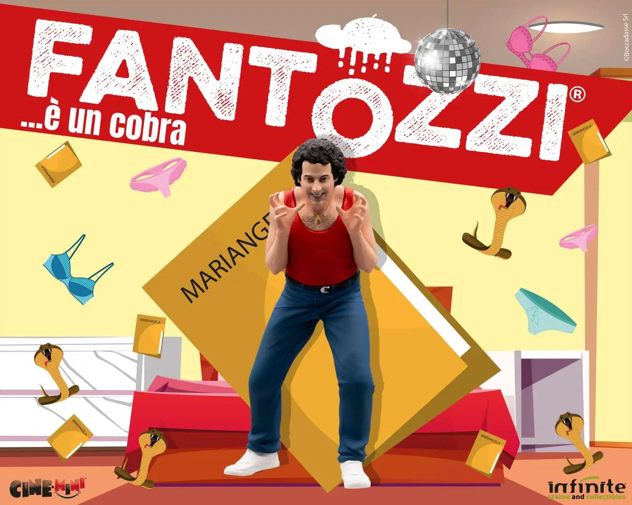 FANTOZZI LORIS BATACCHI E' UN COBRA CINEMINI PVC