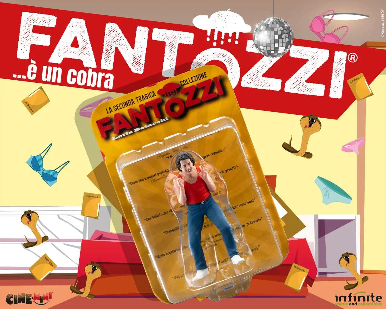 FANTOZZI LORIS BATACCHI E' UN COBRA CINEMINI PVC
