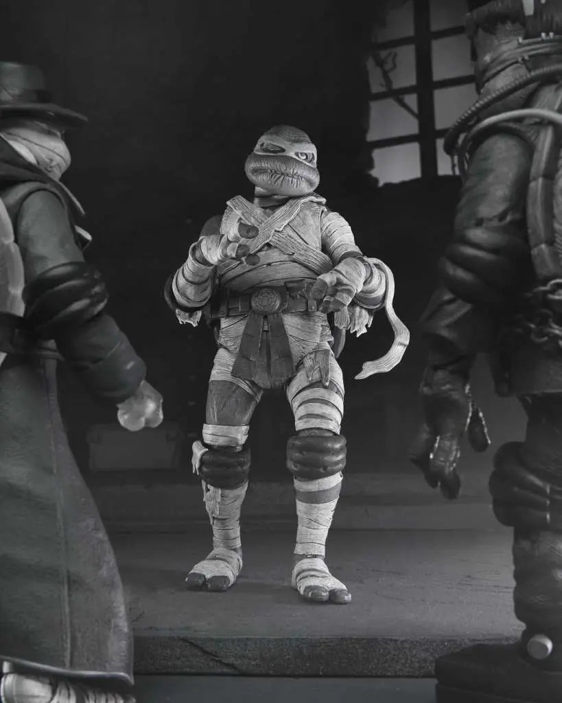 UM X TMNT TURTLES BLACK & WHITE 4PACK AF